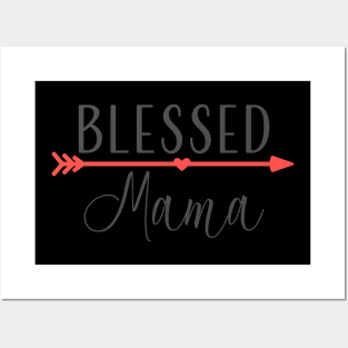 Blessed Mama, Mama Shirts, Mama Gifts, Mama Stuff, Mama Christmas Gift, Cute Mama Posters and Art